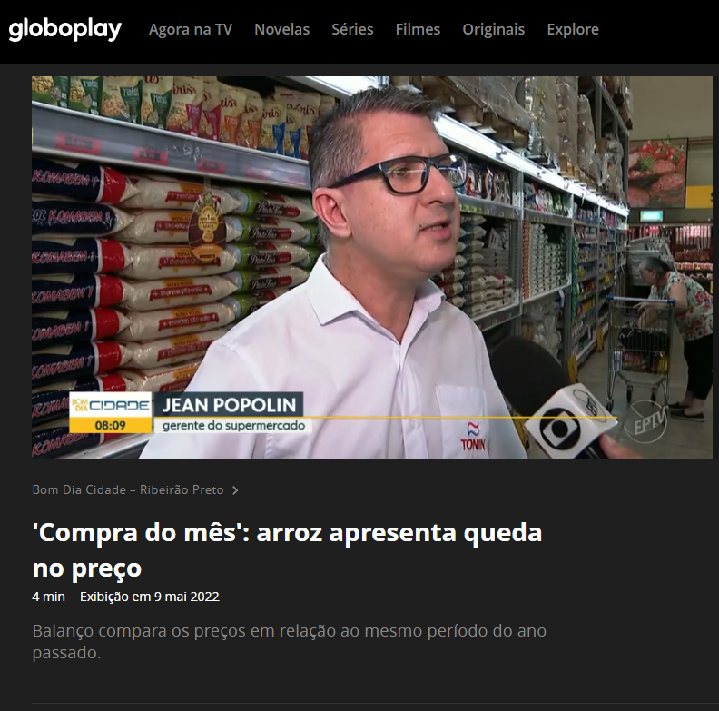 Compra do mês: arroz apresenta queda no preço - EPTV Cidade 
