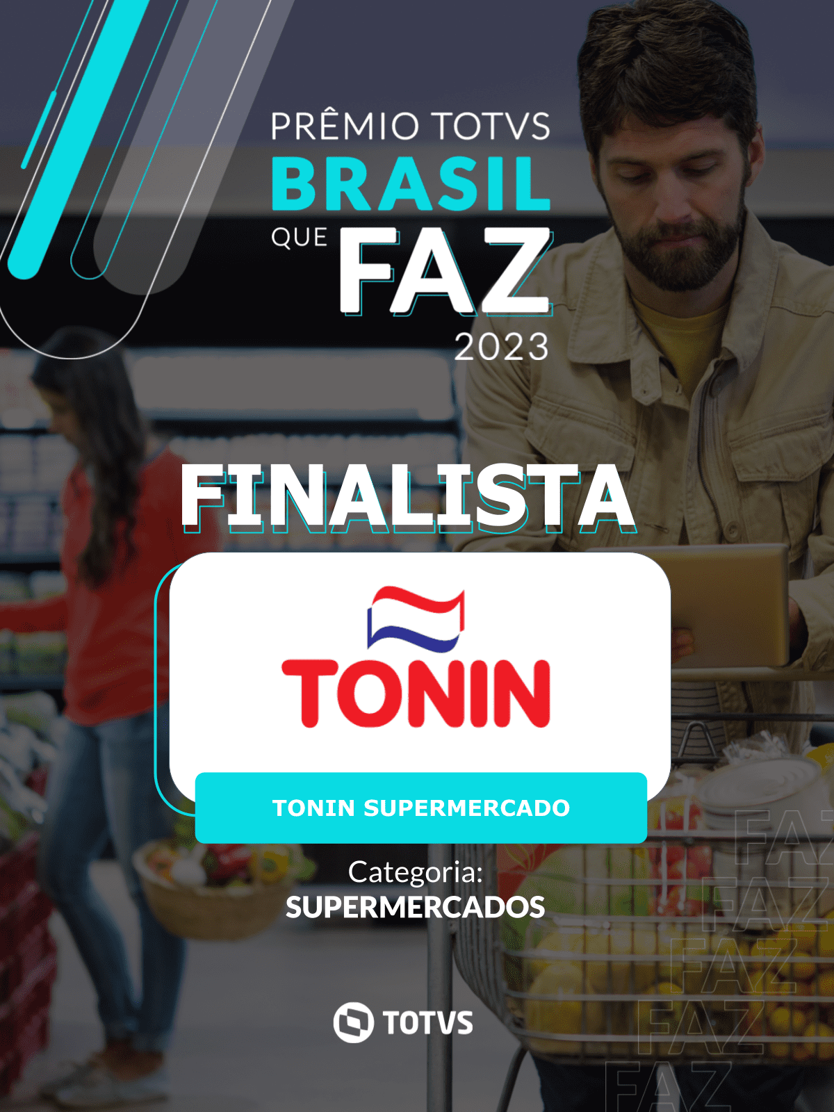 Somos finalistas no prêmio TOTVS Brasil Que Faz!